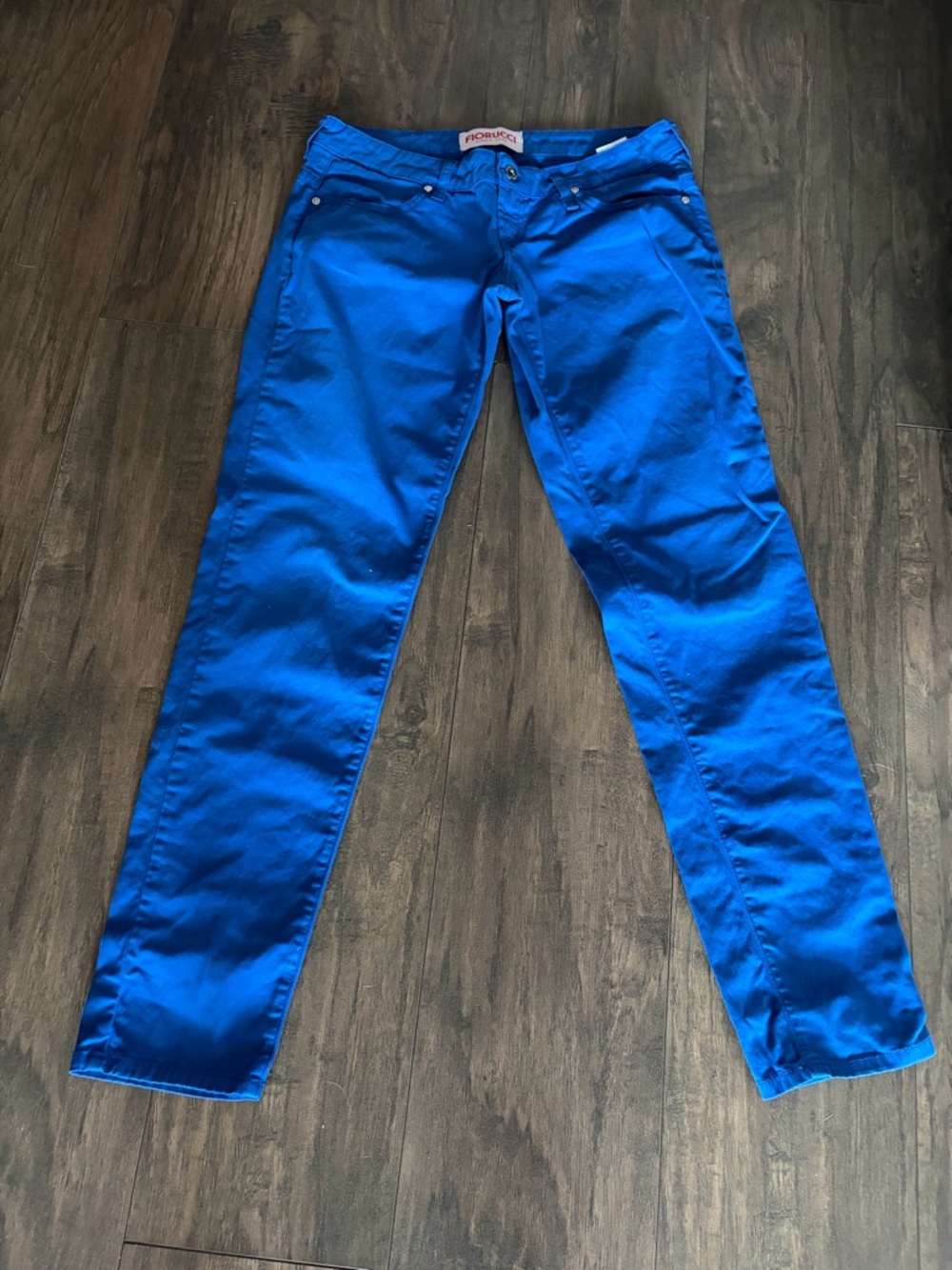 Fiorucci Royal Blue Patch Logo Detail
